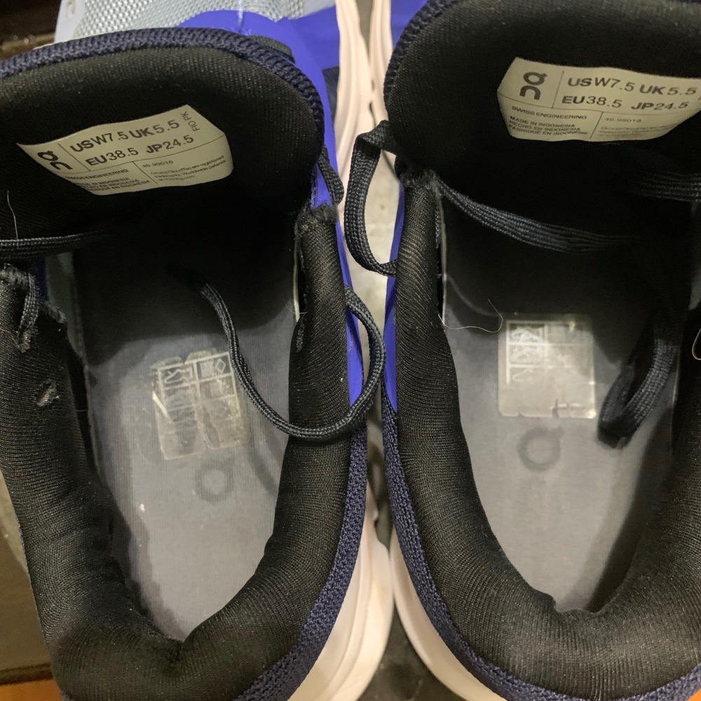 On Cloudgo Running Shoes Womens 7.5 Blue Navy CloudTec Active Sneakers 49.99018 - Picture 8 of 9